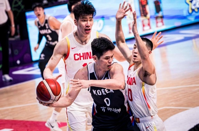 赵睿弧顶不, 韩国队取得